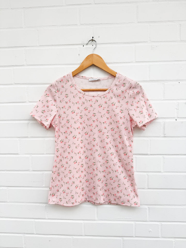 BLUMEN T-SHIRT - versch. Farben
