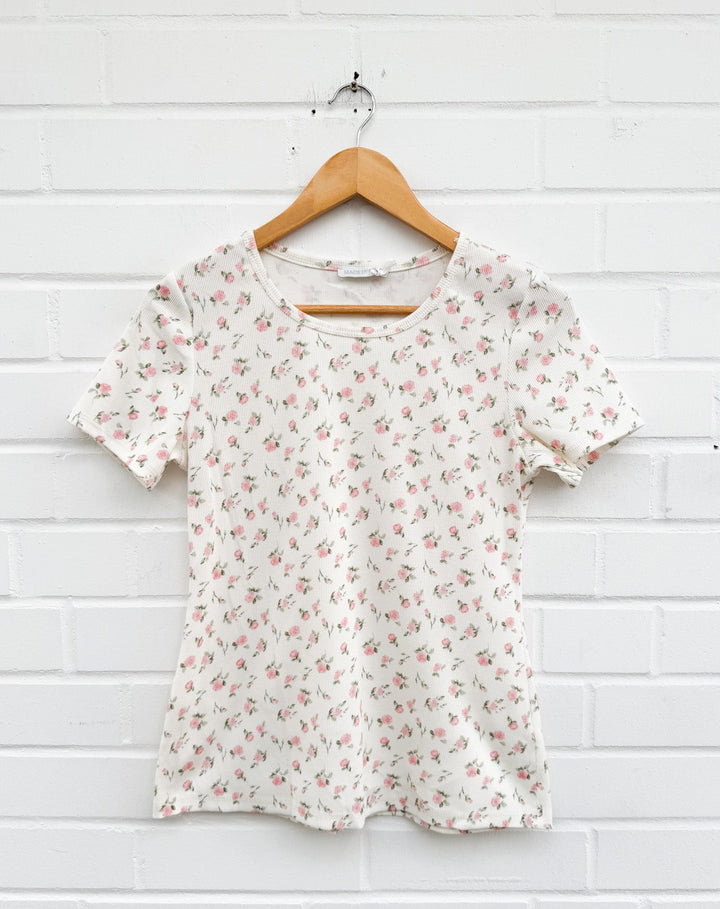 BLUMEN T-SHIRT - versch. Farben