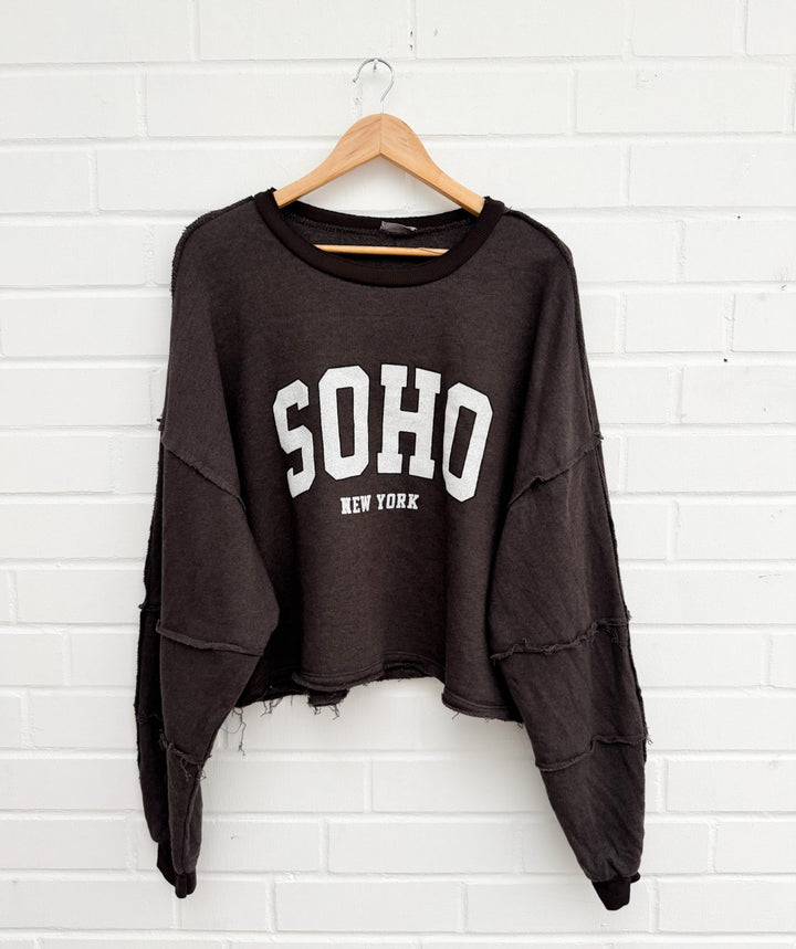 SOHO CROP SWEATSHIRT - versch. Farben