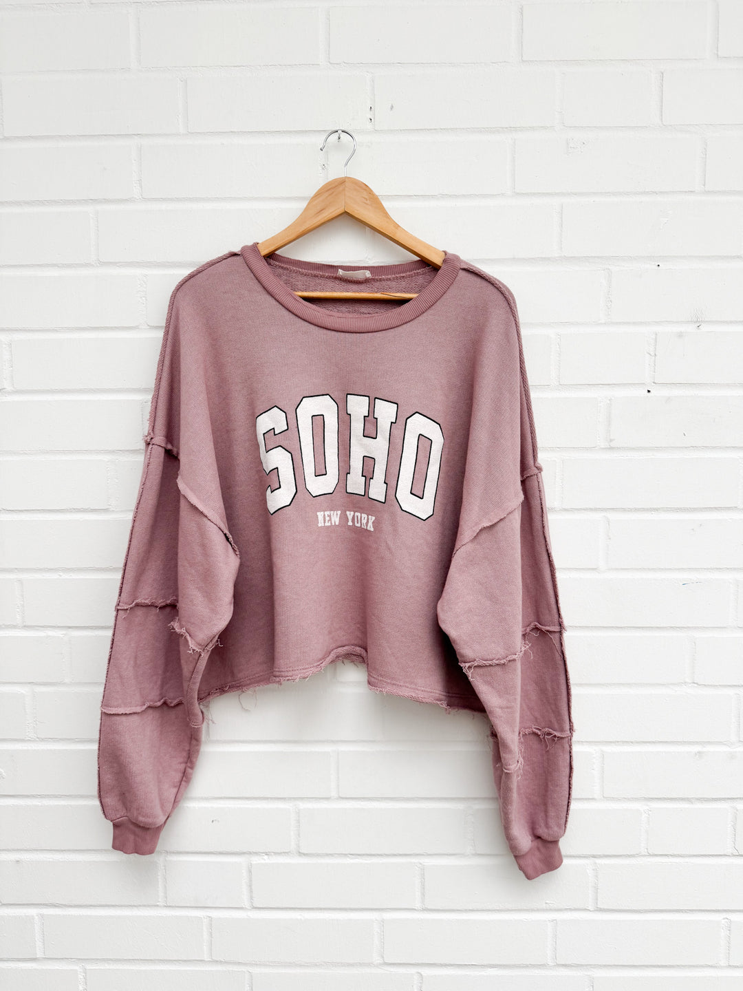 SOHO CROP SWEATSHIRT - versch. Farben