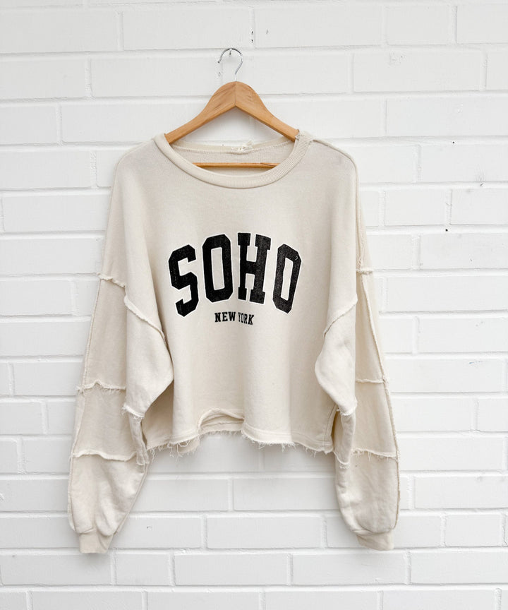 SOHO CROP SWEATSHIRT - versch. Farben