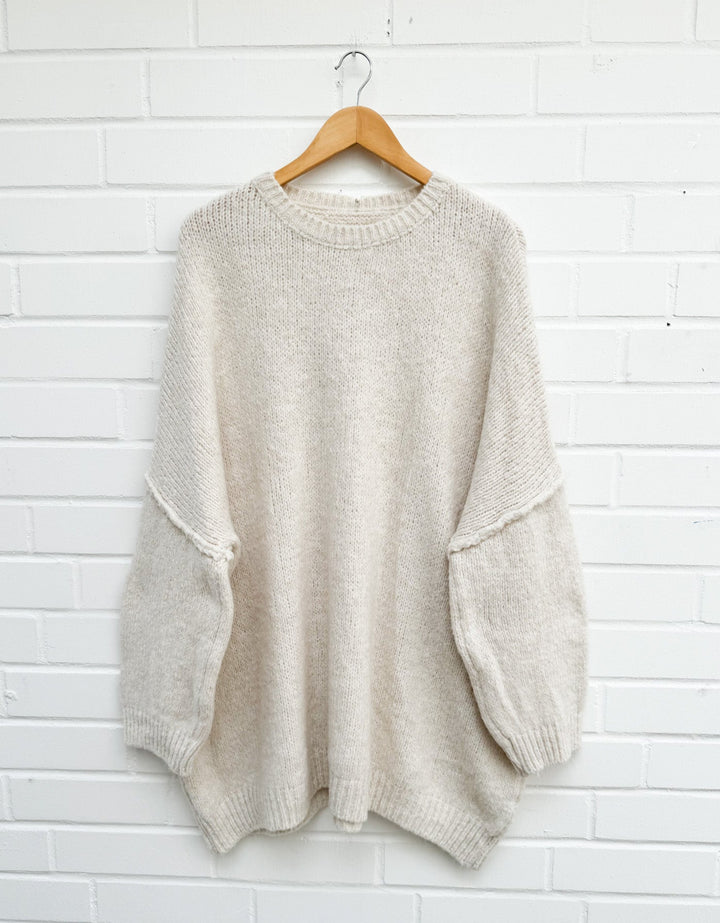 OVERSIZE LONGPULLOVER MAILO - Versch. Farben