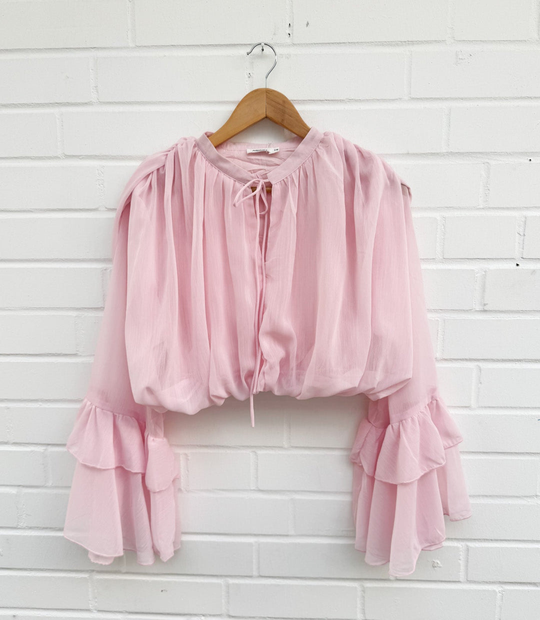 CROP BLUSE JESS - versch. Farben