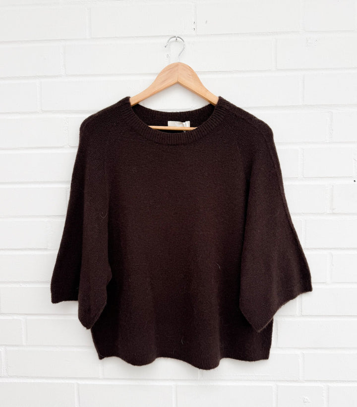 WEICHER KURZARM PULLOVER - versch. Farben