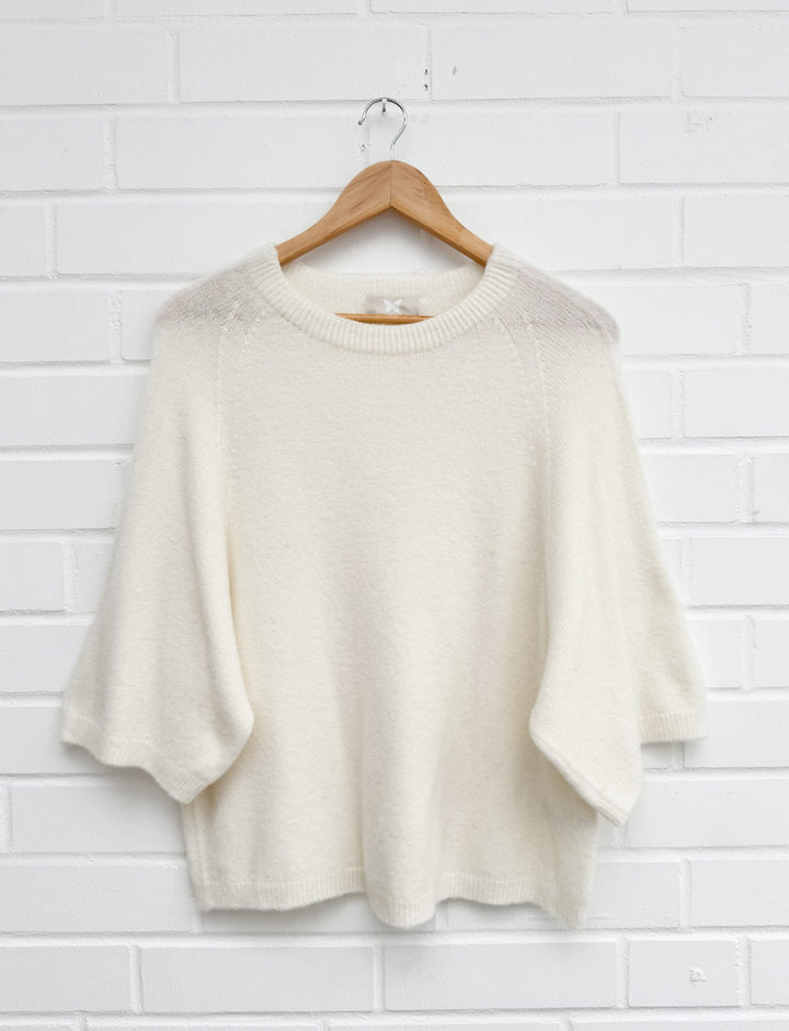 WEICHER KURZARM PULLOVER - versch. Farben