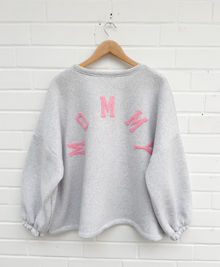 OVERSIZE GREY MOMMY SWEATER - versch. Farben