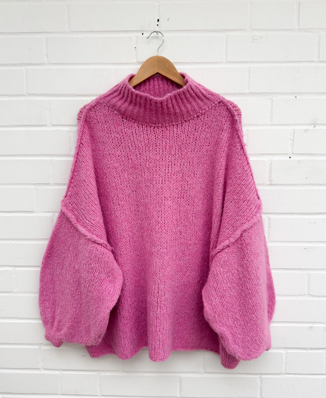 LANGER OVERSIZE STRICKPULLOVER MAIRA - versch. Farben