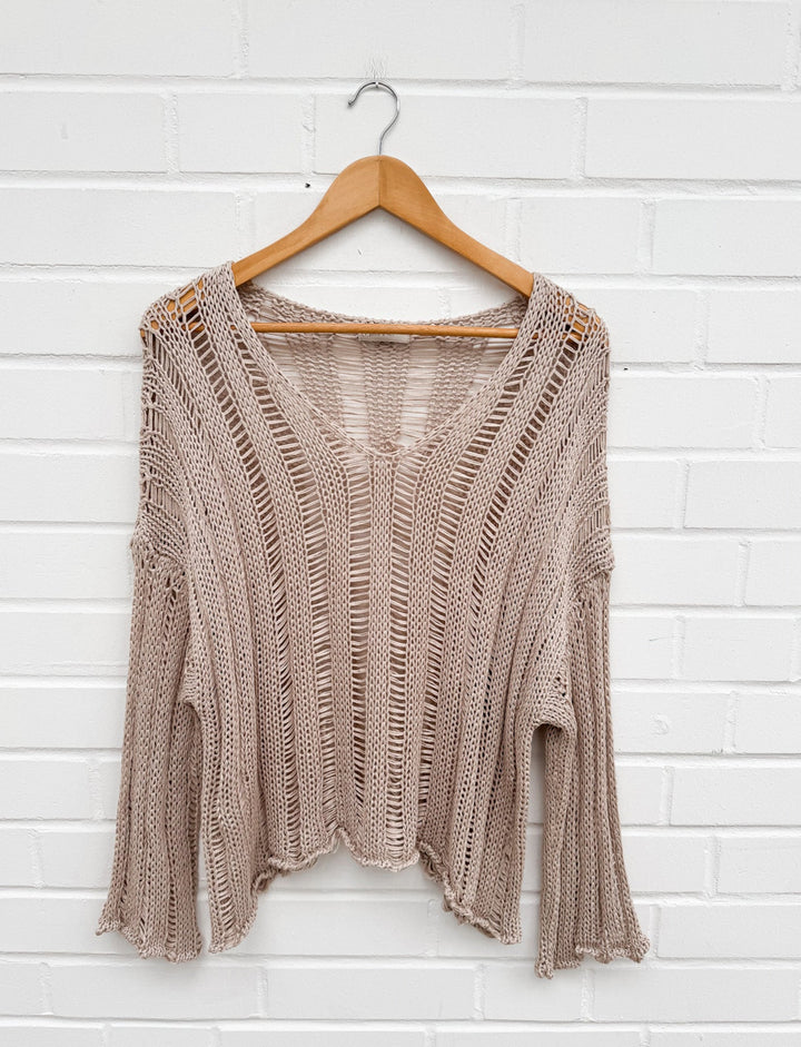 PULLOVER INDRA - Taupe