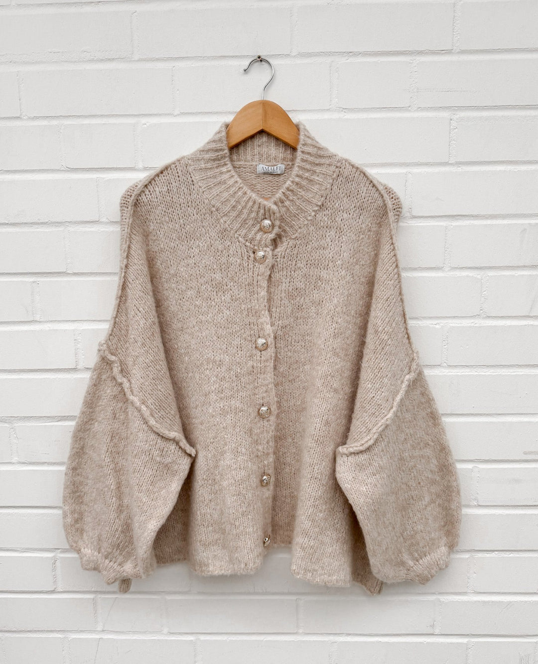 STRICKJACKE SPRING MAIRA - beige