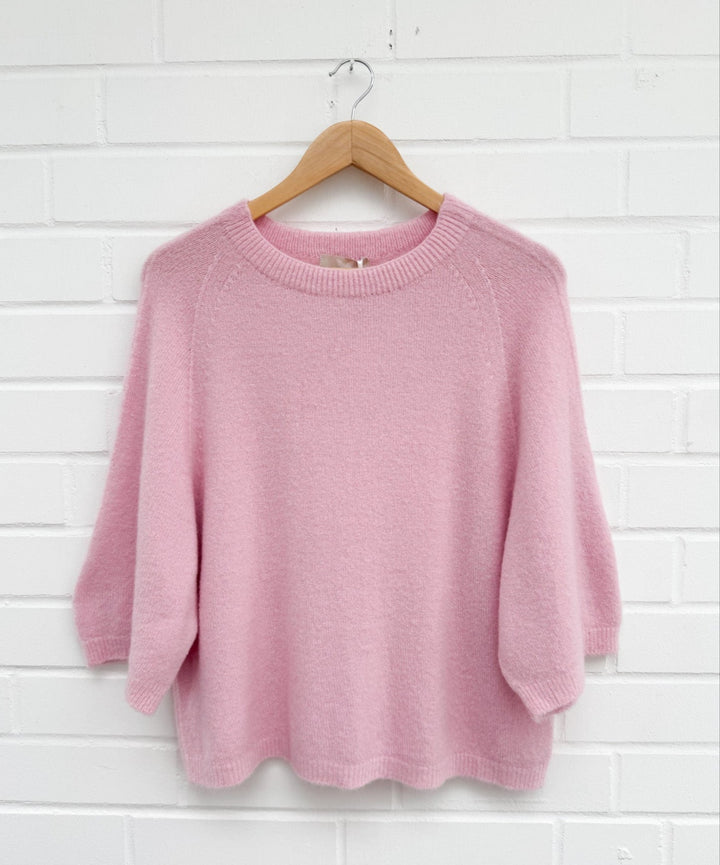 WEICHER KURZARM PULLOVER - versch. Farben