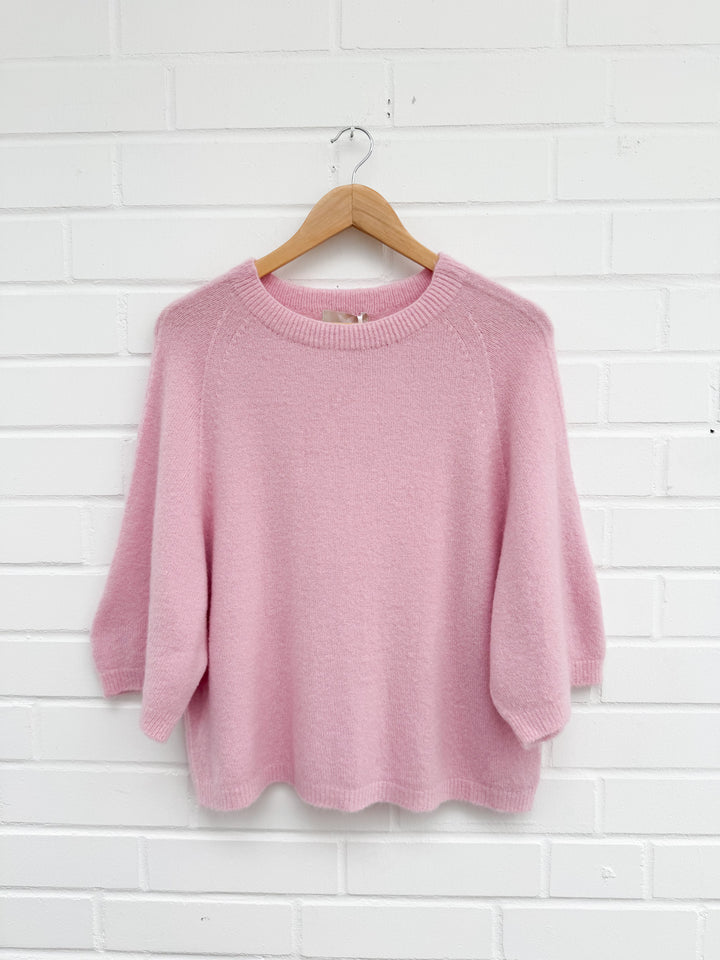 WEICHER KURZARM PULLOVER - versch. Farben
