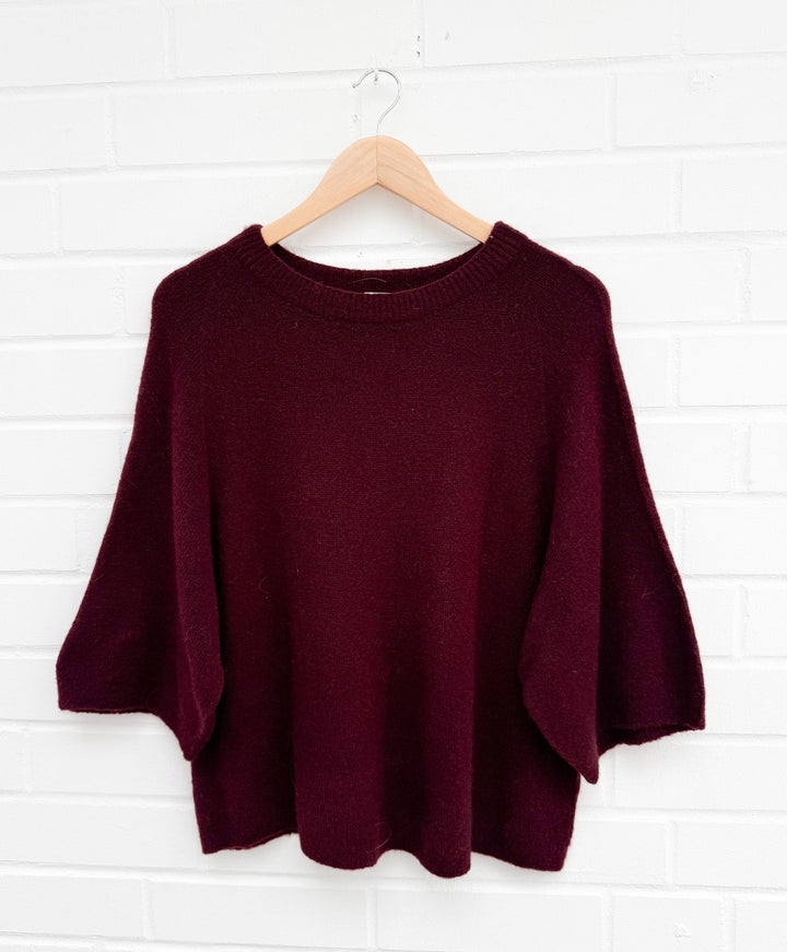 WEICHER KURZARM PULLOVER - versch. Farben