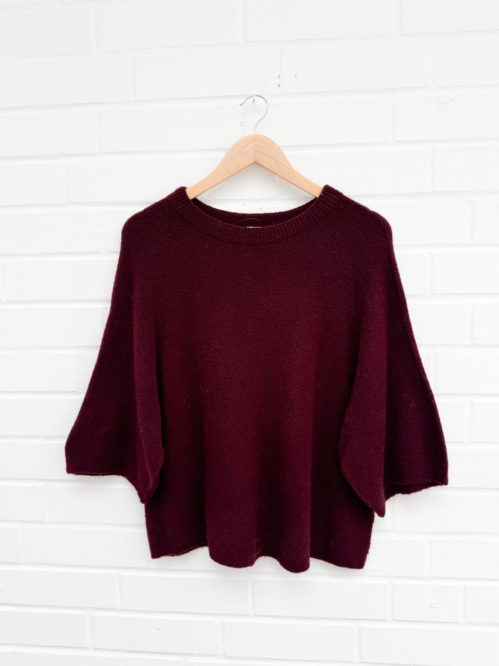 WEICHER KURZARM PULLOVER - versch. Farben