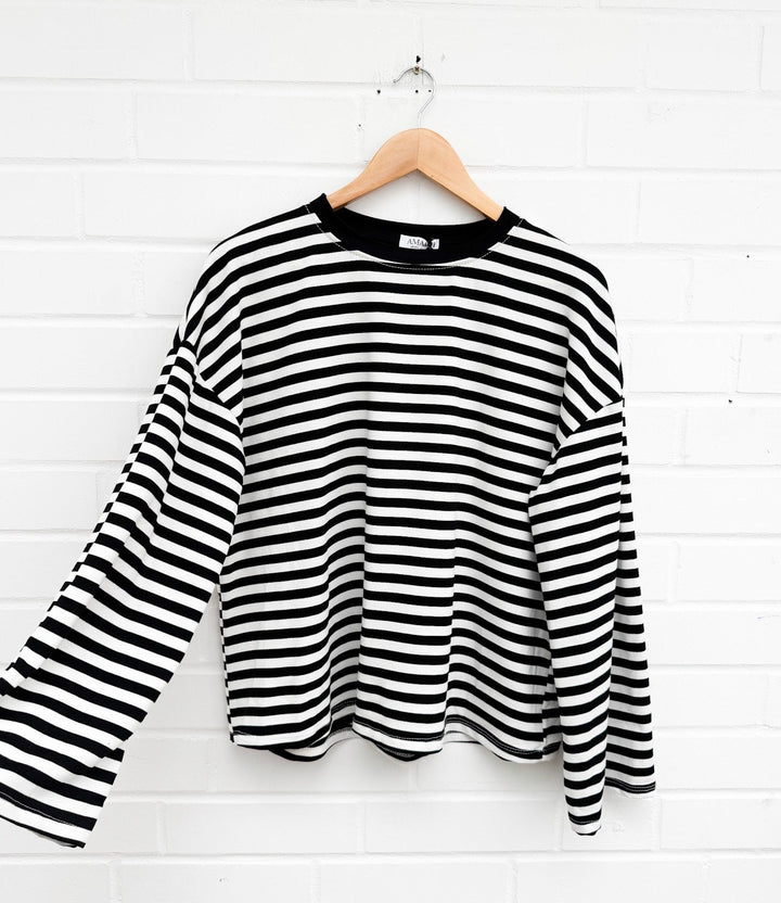 STREIFEN LONGSLEEVE LIZ - versch. Farben