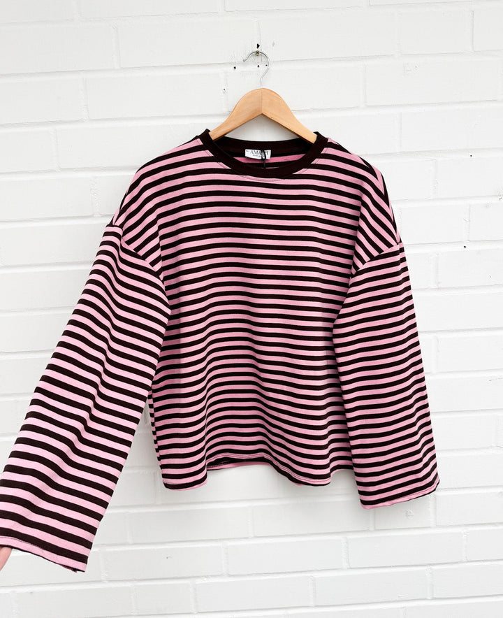 STREIFEN LONGSLEEVE LIZ - versch. Farben
