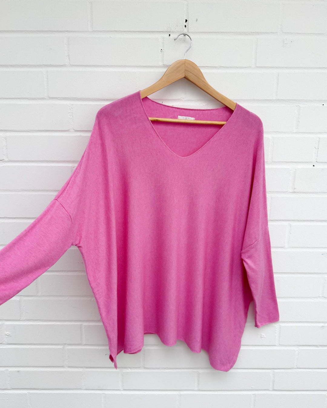 OVERSIZE VISKOSE BASIC PULLOVER - versch. Farben