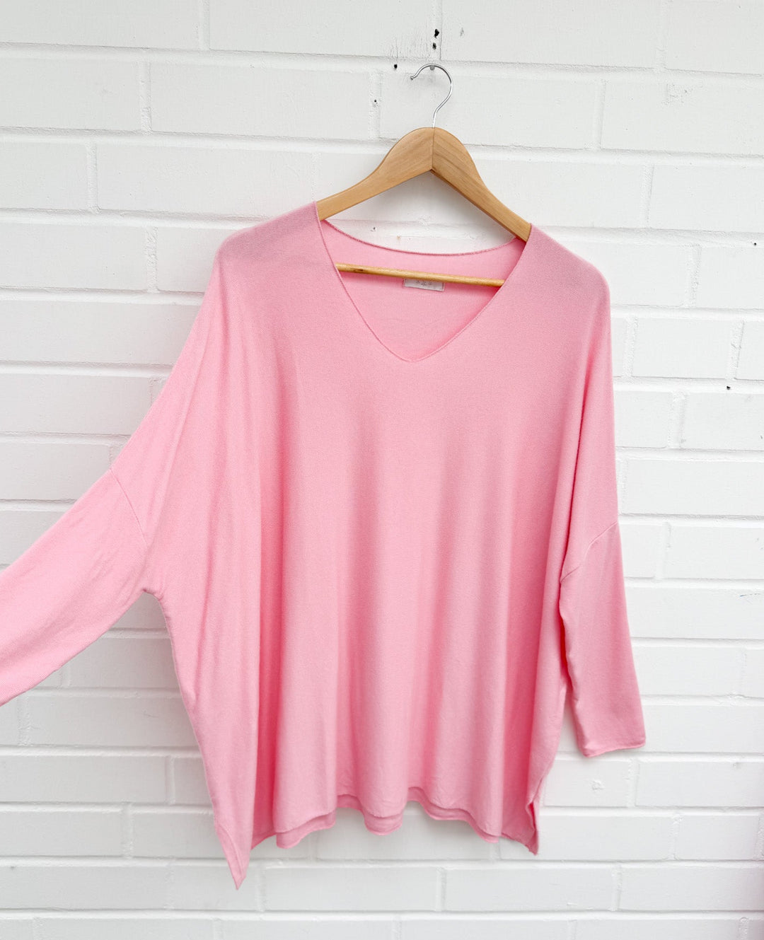 OVERSIZE VISKOSE BASIC PULLOVER - versch. Farben