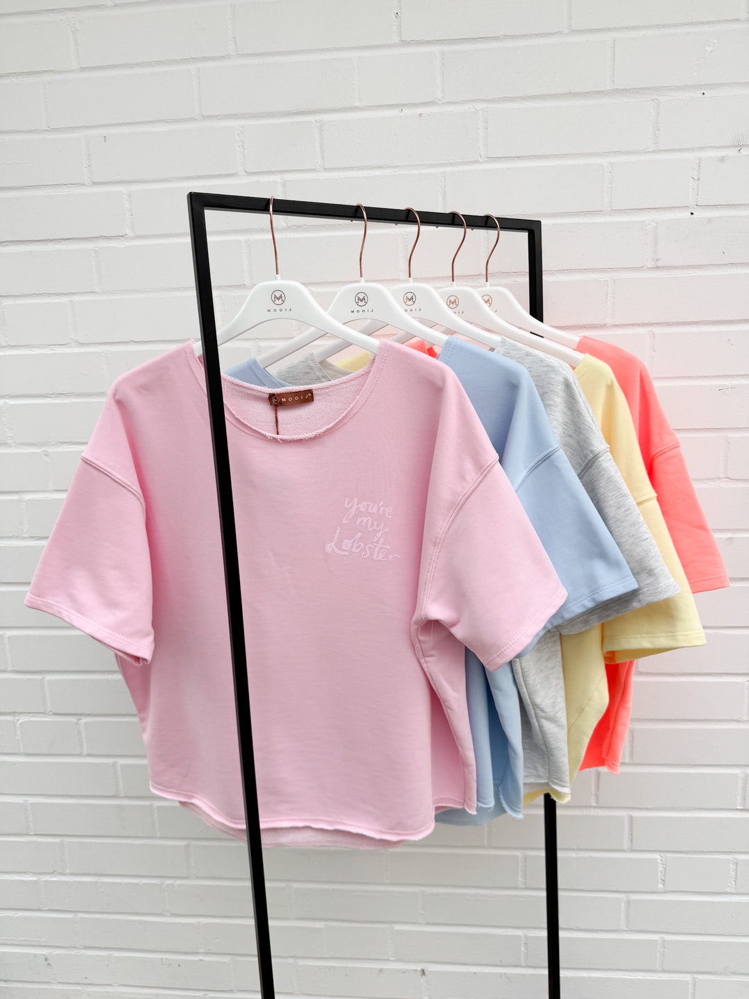 KURZARM SWEATSHIRT LOBSTER - versch. Farben