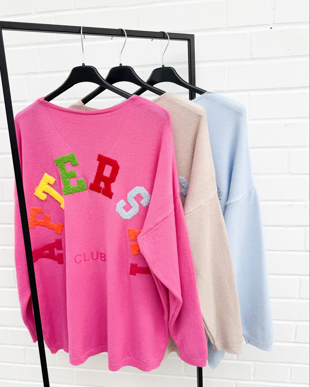 AFTERSKI CLUB STRICKPULLOVER mit V - versch. Farben