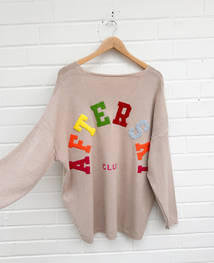 AFTERSKI CLUB STRICKPULLOVER mit V - versch. Farben