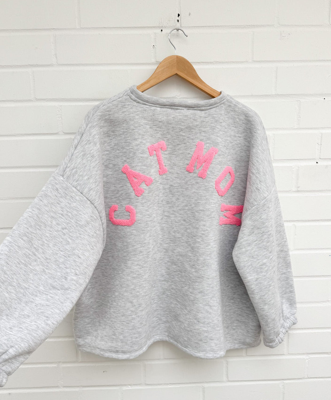 OVERSIZE CAT MOM SWEATSHIRT - versch. Farben
