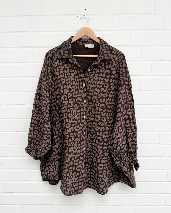 LANGE LEO MUSSELIN BLUSE