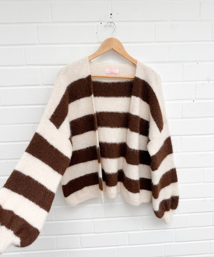 STREIFEN CARDIGAN - versch. Farben