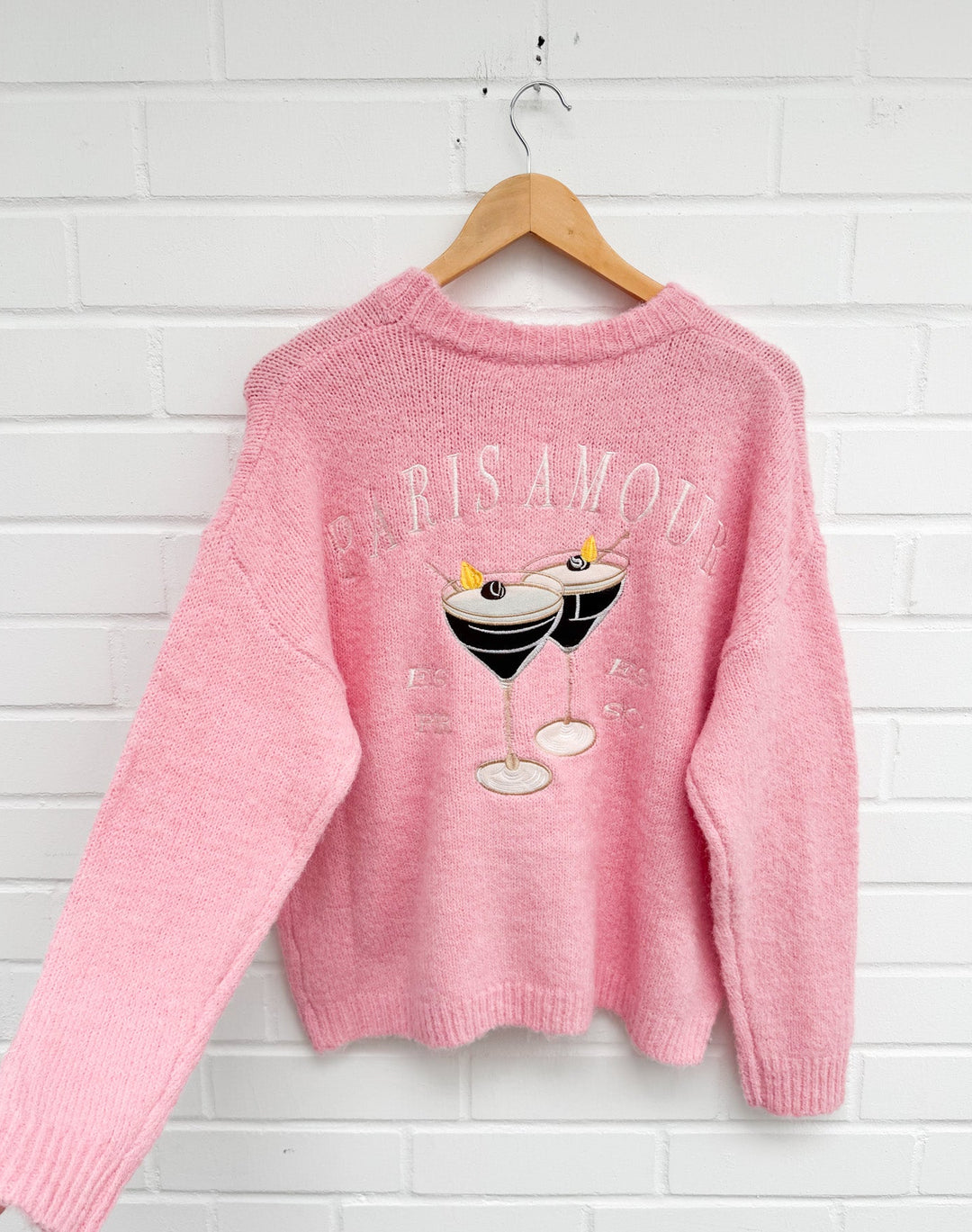 STRICKPULLOVER PARIS AMOUR - versch. Farben