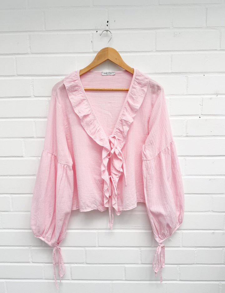 CUTIE SCHLEIFEN BLUSE