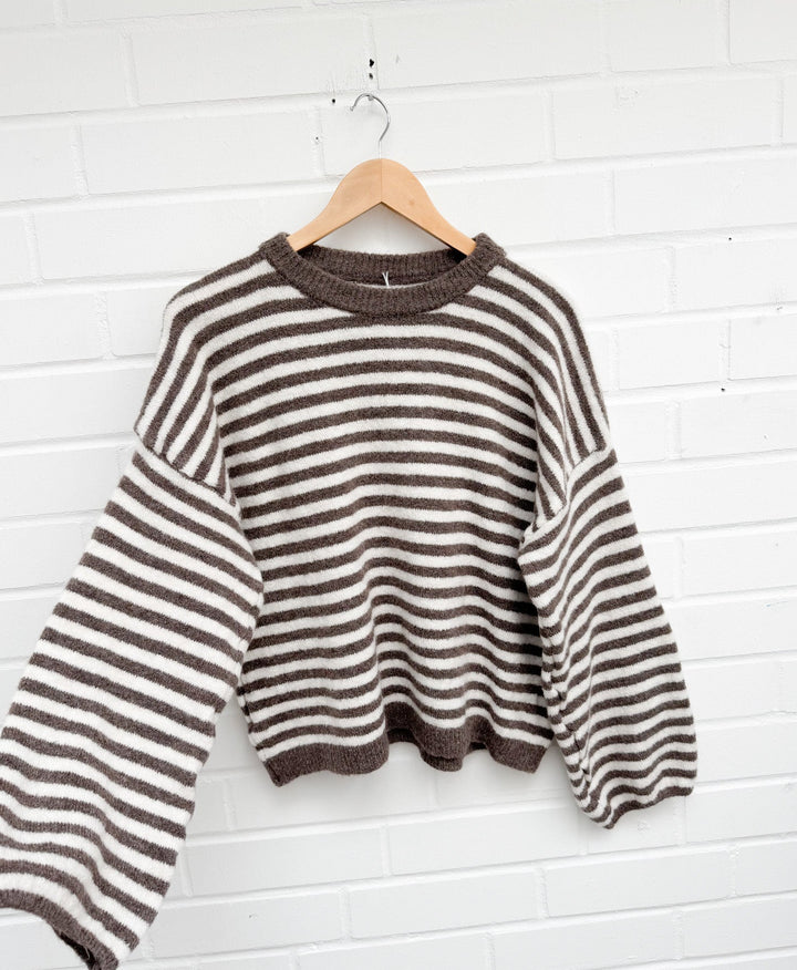 STREIFEN STRICKPULLOVER LISA - versch. Farben