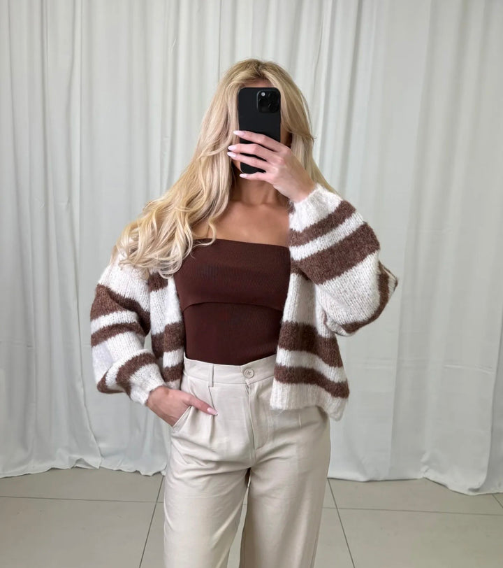 STREIFEN CARDIGAN ELLA - versch. Farben