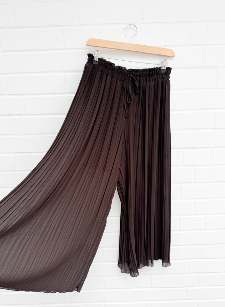 WEITE PLISSEE HOSE - versch. Farben