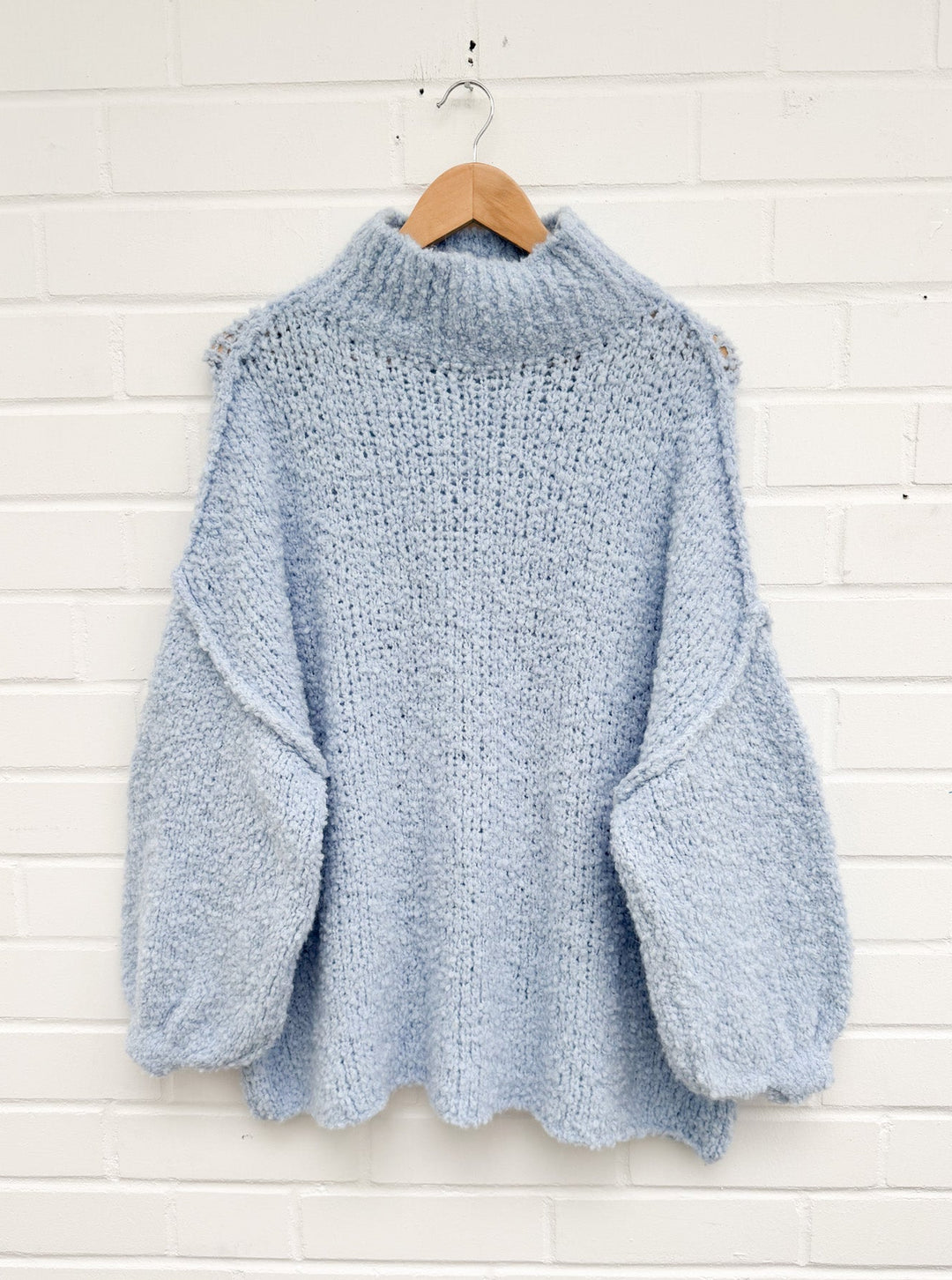 BOUCLE STRICKPULLOVER MAIRA - versch. Farben