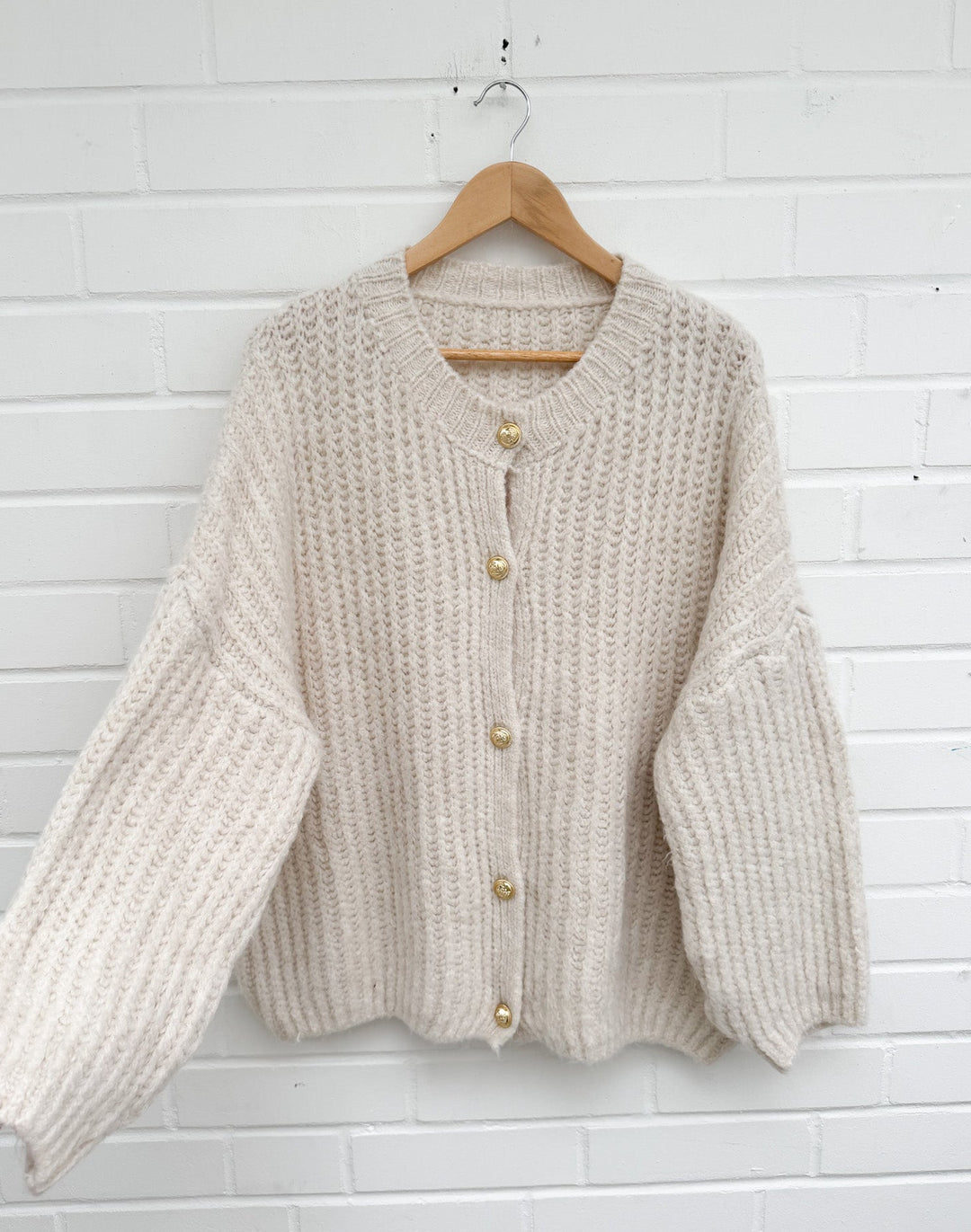 OVERSIZE STRICKJACKE ELISA - versch. Farben