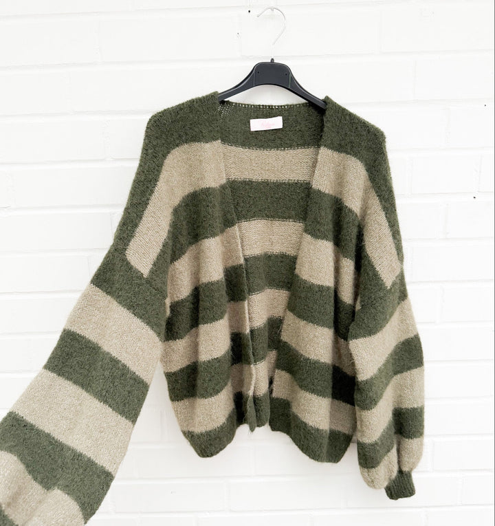 STREIFEN CARDIGAN - versch. Farben