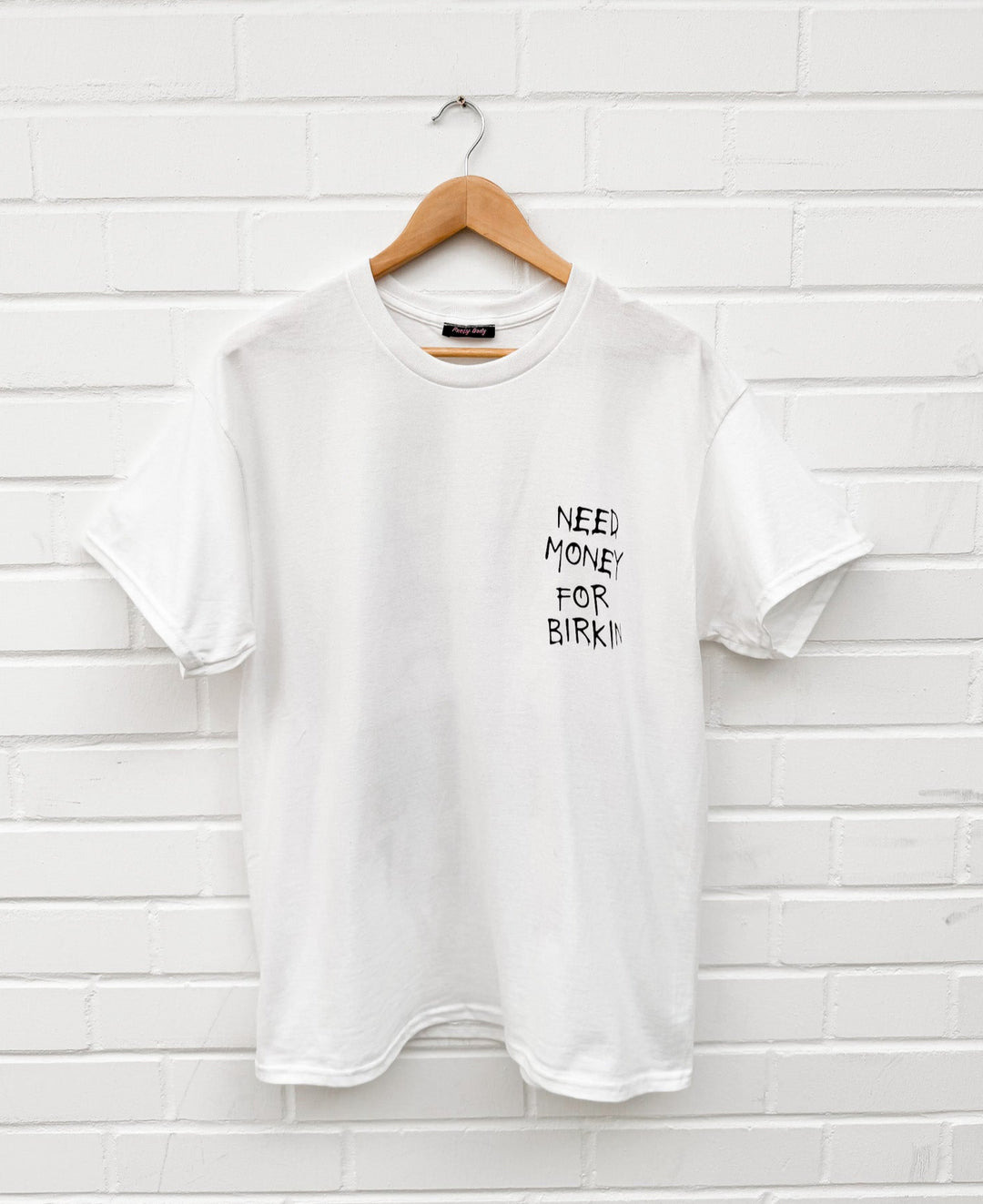 OVERSIZE T-SHIRT NEED MONEY - weiß