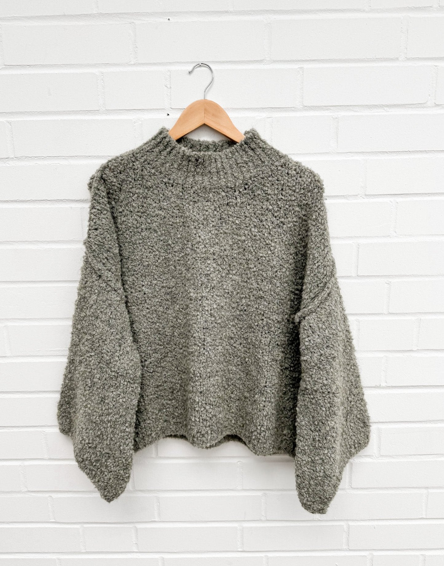 BOUCLE STRICKPULLOVER NONA - Versch. Farben