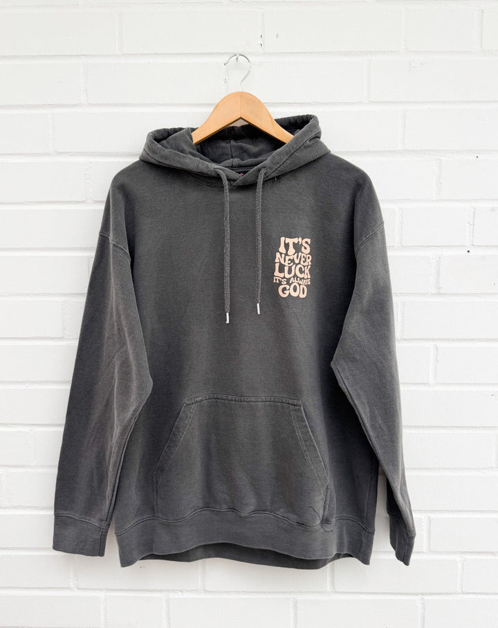 OVERSIZE HOODIE NEVER LUCK