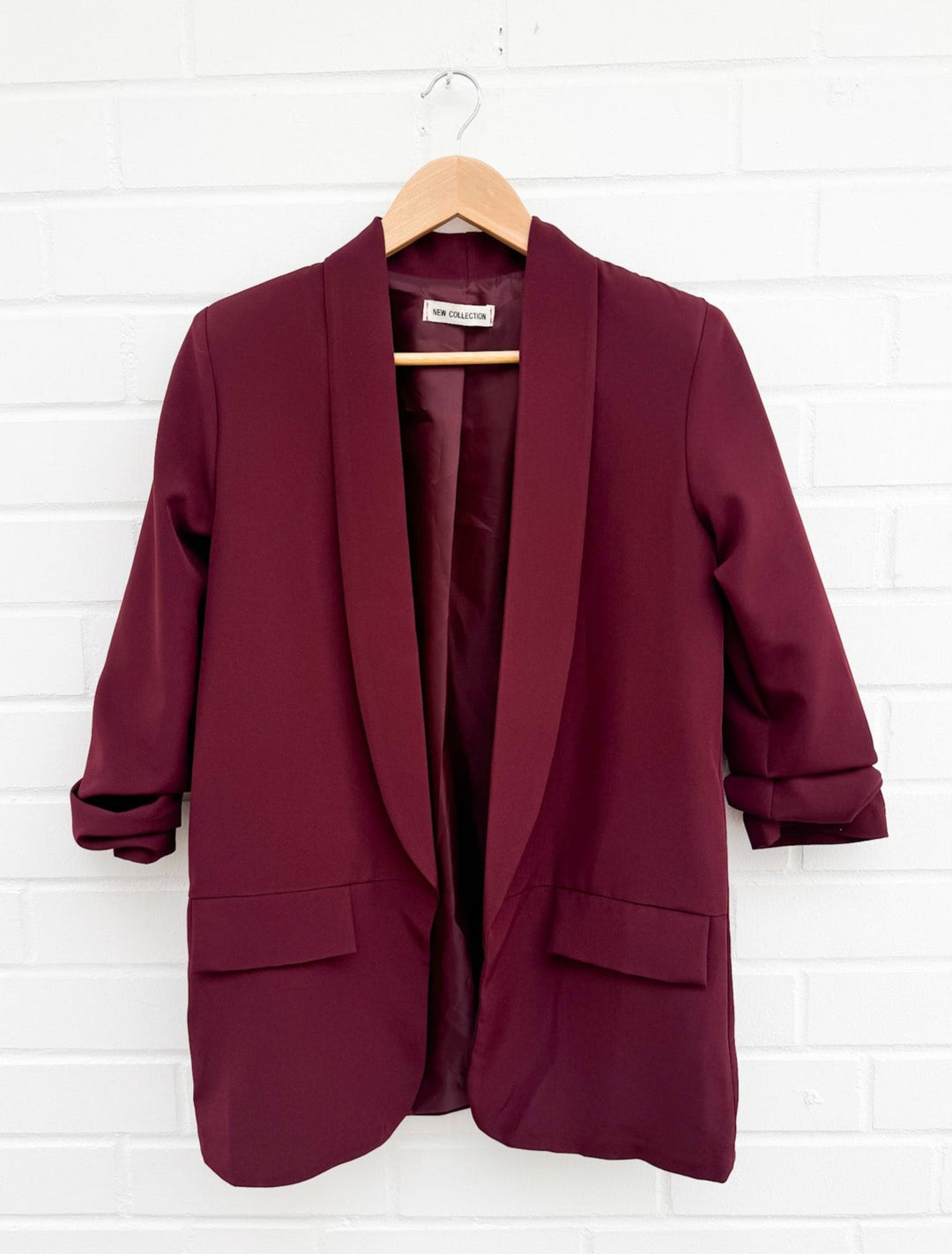 BASIC BLAZER mit Raffung - versch. Farben