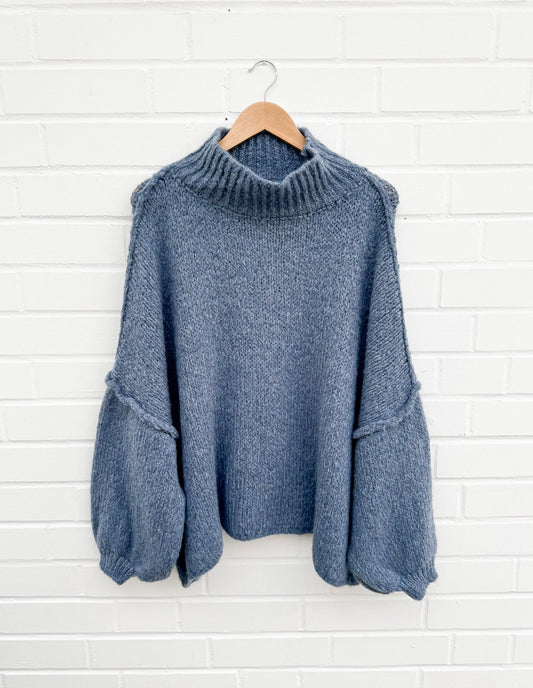 OVERSIZE STRICKPULLOVER MAIRA - versch. Farben