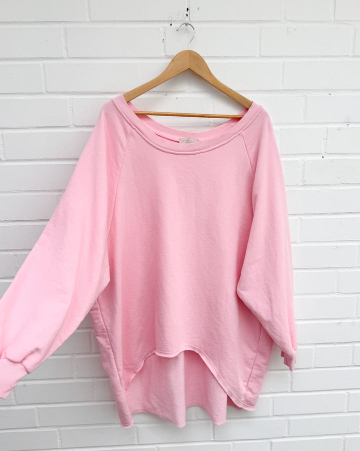 OVERSIZE LONG SWEATSHIRT - versch. Farben