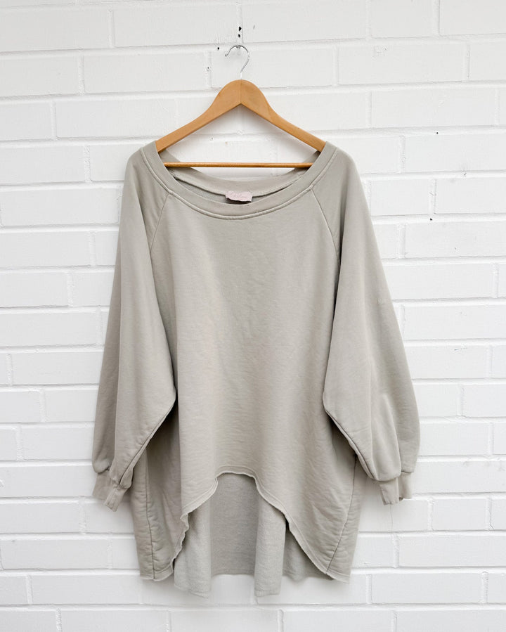 OVERSIZE LONG SWEATSHIRT - versch. Farben