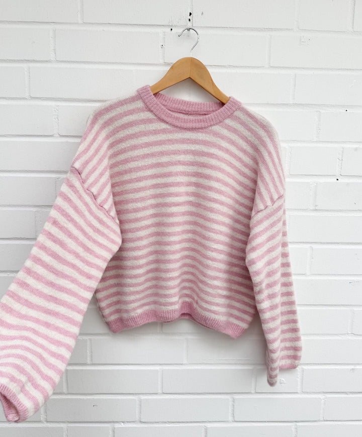 STREIFEN STRICKPULLOVER LISA - versch. Farben