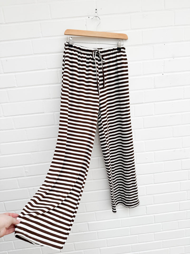 LOCKERE STREIFEN HOSE - Versch. Farben