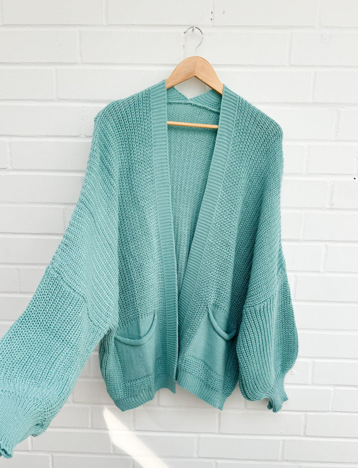 OVERSIZE BASIC CARDIGAN- versch. Farben