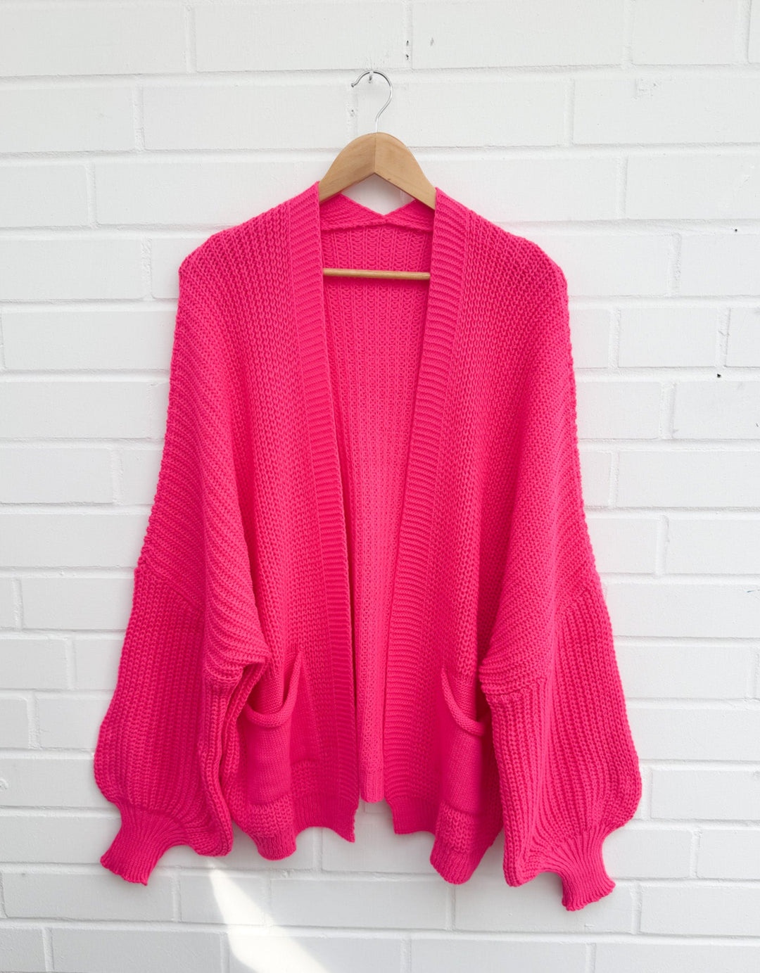 OVERSIZE BASIC CARDIGAN- versch. Farben