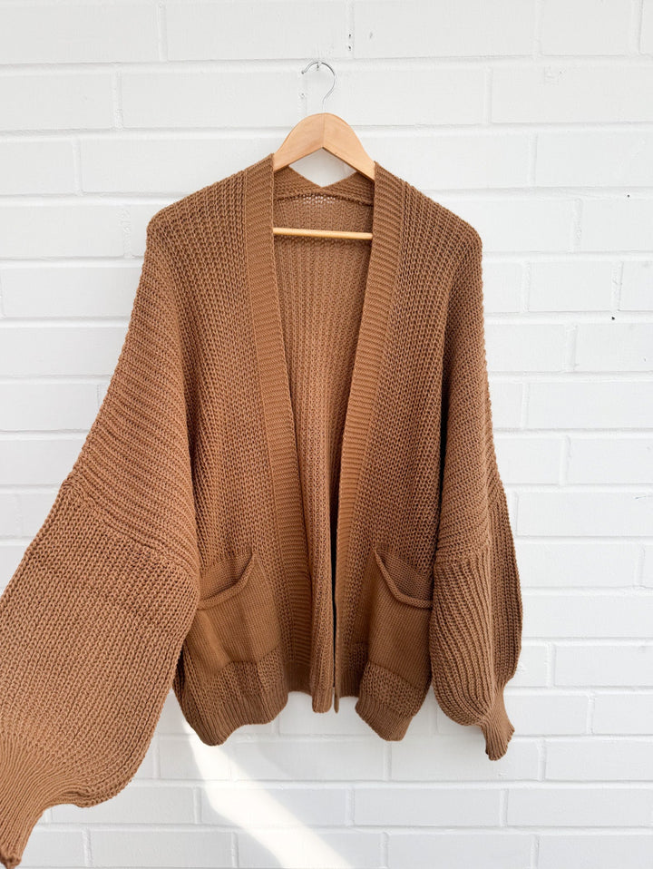 OVERSIZE BASIC CARDIGAN- versch. Farben