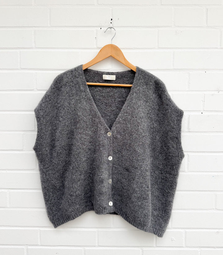 OVERSIZE STRICKWESTE KATHY - versch. Farben