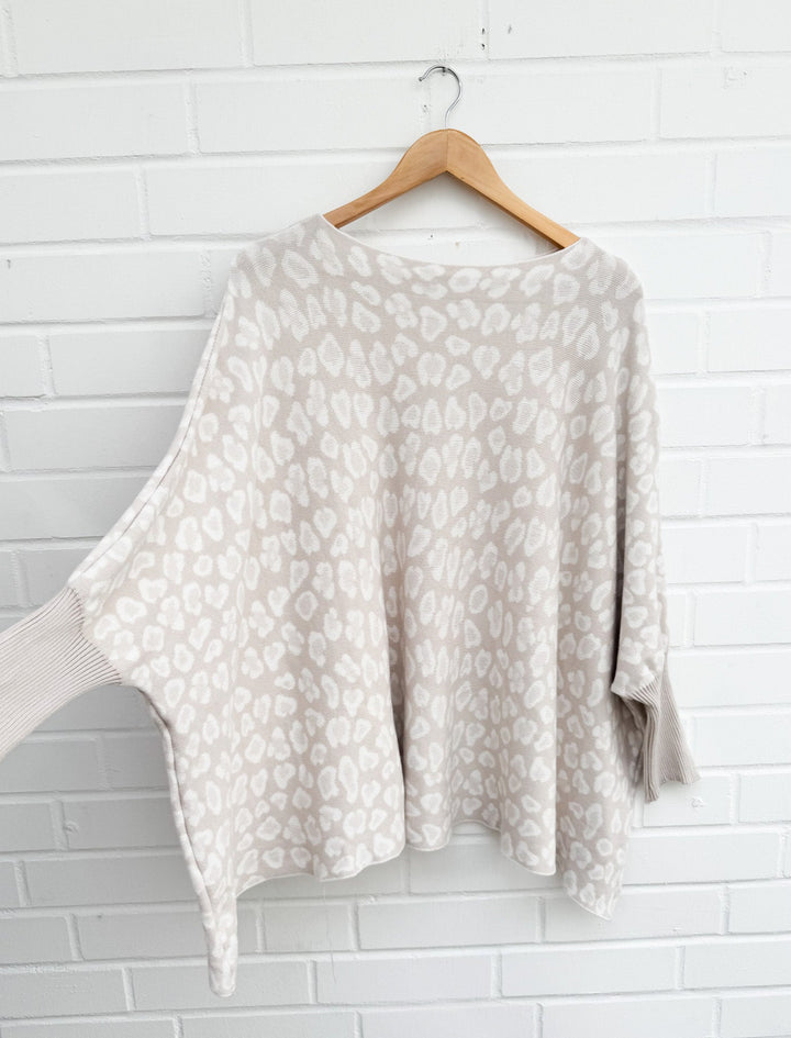 OVERSIZE BASIC STRICKPULLOVER LEO - versch. Farben