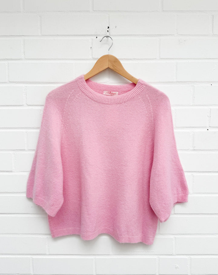 KURZARM STRICKPULLOVER JUTTA - versch. Farben